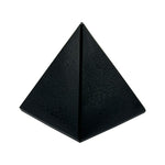 Natural Black Obsidian Hand-Carved Pyramid, Healing Crystal Stone for Meditation & Decor - RSH291