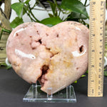 Pink Amethyst Heart 6