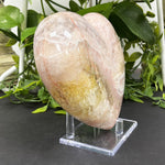 Pink Amethyst Gemstone Heart - RSH303