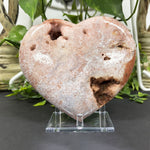 Pink Amethyst Gemstone Heart -RSH304