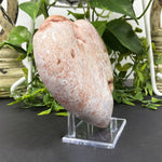 Pink Amethyst Gemstone Heart -RSH304