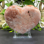 Pink Amethyst Gemstone Heart -RSH304