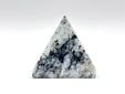 Rainbow Moonstone Pyramid with Black Tourmaline Inclusions, Natural Healing Crystal Stone for Meditation & Home Decor - RSH310
