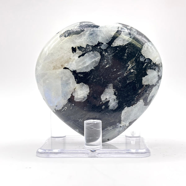 Rainbow Moonstone Gemstone Heart - RSH311