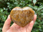 Heart-shaped Golden Healer Quartz crystal Gemstone  - RSH316