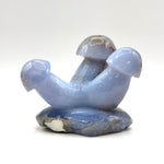Blue Chalcedony Gemstone Mushroom - RSH320