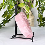 Rose Quartz Heart Crystal with Stand - RSH329
