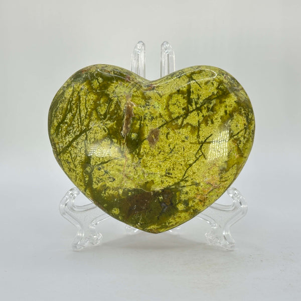 Green Opal Heart Crystal - RSH337