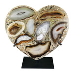 Agate Gemstone Heart - RSH338