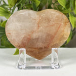 Golden Healer Quartz Gemstone Heart - RSH342