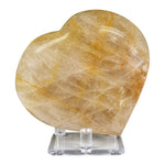 Golden Healer Quartz Gemstone Heart - RSH343