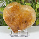 Golden Healer Quartz Gemstone Heart - RSH343