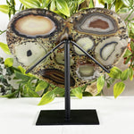 Agate Crystal Gemstone Heart - RSH344