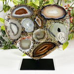 Agate Crystal Gemstone Heart - RSH344