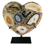 Agate Gemstone Heart - RSH345