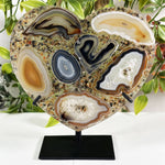 Agate Gemstone Heart - RSH345