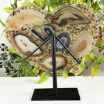 Agate Gemstone Heart - RSH345