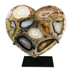 Agate Gemstone Heart - RSH346
