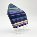Natural Rainbow Fluorite Healing Stone Crystal Slab for Meditation, Energy, and Home Decor - RSL072