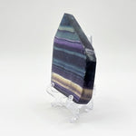 Natural Rainbow Fluorite Healing Stone Crystal Slab for Meditation, Energy, and Home Decor - RSL072