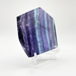 Natural Rainbow Fluorite Crystal Slab Polished Stone for Energy, Focus, Meditation & Home or Office Display – RSL075
