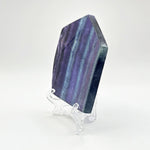Natural Rainbow Fluorite Crystal Slab Polished Stone for Energy, Focus, Meditation & Home or Office Display – RSL075