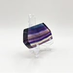 Natural Rainbow Fluorite Crystal Slab Polished Stone for Energy, Focus, Meditation & Home or Office Display – RSL077