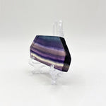 Natural Rainbow Fluorite Crystal Slab Polished Stone for Energy, Focus, Meditation & Home or Office Display – RSL077