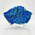 Natural Azurite Malachite Crystal Slab Polished Stone for Energy, Focus, Meditation & Home or Office Display – RSL081