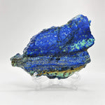 Natural Azurite Malachite Crystal Slab Polished Stone for Energy, Focus, Meditation & Home Display – RSL083