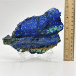 Natural Azurite Malachite Crystal Slab Polished Stone for Energy, Focus, Meditation & Home Display – RSL083