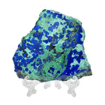 Natural Polished Azurite Malachite Crystal Slab Gemstone for Energy, Focus, Stress Relief & Home or Office Decor – RSL086