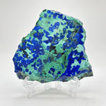 Natural Polished Azurite Malachite Crystal Slab Gemstone for Energy, Focus, Stress Relief & Home or Office Decor – RSL086