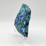 Natural Polished Azurite Malachite Crystal Slab Gemstone for Energy, Focus, Stress Relief & Home or Office Decor – RSL086