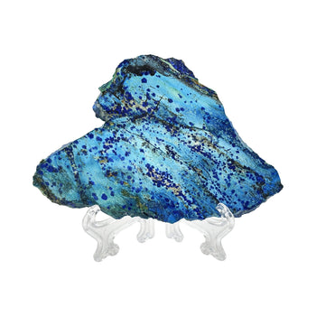 Natural Polished Azurite Malachite Slab - Gem Avenue Retail