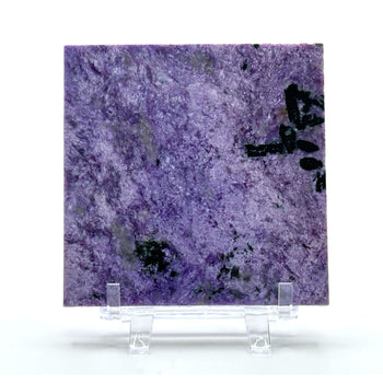 Natural Polished Purple Charoite Gemstone Slab - Gem Avenue