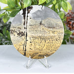 Polished Round Picture Jasper Slab Natural Scenic Pattern - RSL105