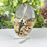 Polished Round Picture Jasper Slab Natural Scenic Peak Pattern - RSL107