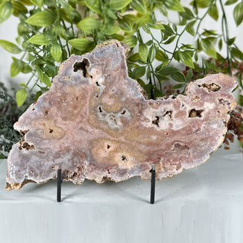 Pink Amethyst Crystal Slab - Gem Avenue Retail