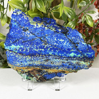Azurite Malachite Crystal Gemstone Slab - Gem Avenue Retail