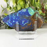 Azurite Malachite Crystal Slab - RSL124