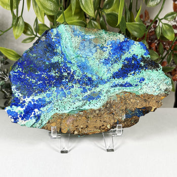 Azurite Malachite Crystal Slab - Gem Avenue Retail