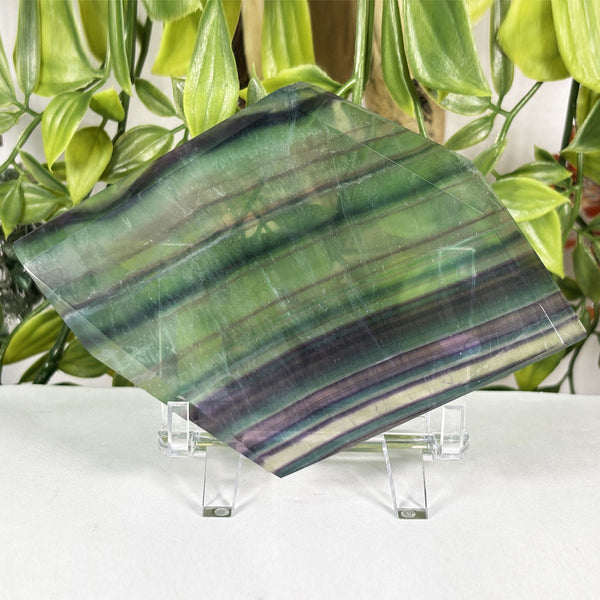 Rainbow Fluorite Gemstone Slab - Gem Avenue Wholesale