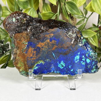 Azurite Malachite Gemstone Slab - Gem Avenue Wholesale
