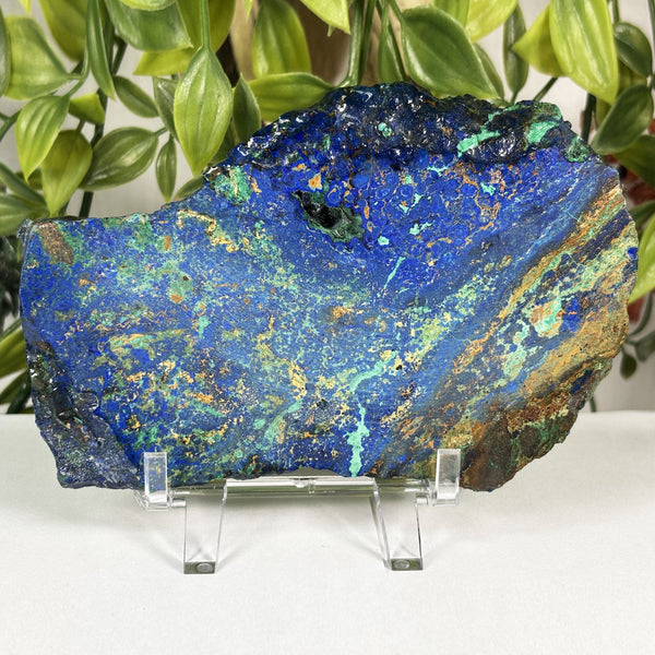 Azurite Malachite Gemstone Slab - Gem Avenue Wholesale