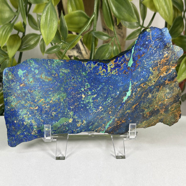 Azurite Malachite Gemstone Slab - Gem Avenue Wholesale