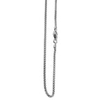 Italian 925 Sterling Silver 1.8mm Popcorn Chain Necklace Lobster Claw