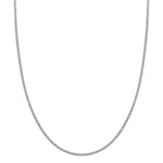 Italian Made 925 Sterling Silver 2.5mm Popcorn Link Chain Necklace