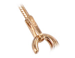 14k Rose Gold Over 925 Sterling Silver Snake Chain Vermeil Necklace