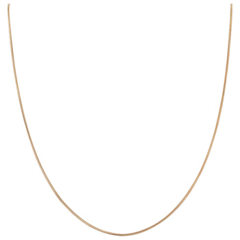 14k Rose Gold Snake Chain Vermeil Necklace - Gem Avenue